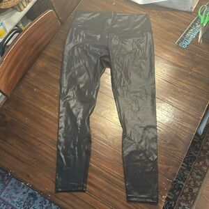 NWOT Pink Lily Faux Leather Leggings Size 2XL